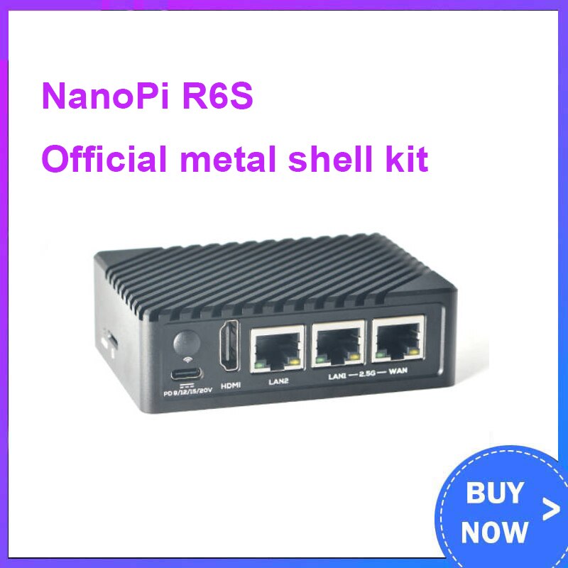 Nanopi R6S  , RK3588S  2.5G ⰡƮ Ʈũ Ʈ, 8G32GB  , 8K60P